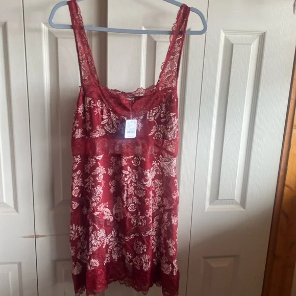 Free People NWT All Nighter Trapeze Nightgown size small - Picture 5 of 11